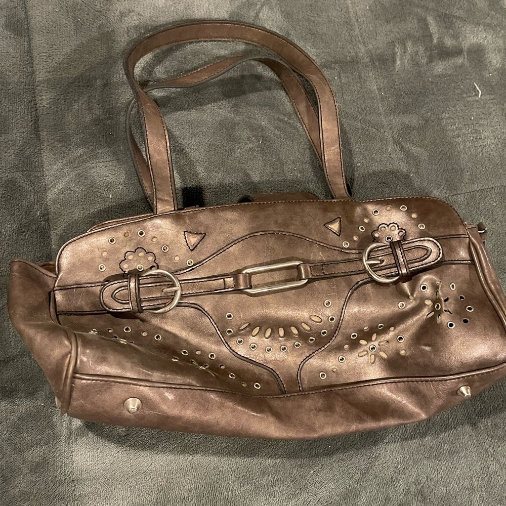 Long, smaller sized shoulder bag